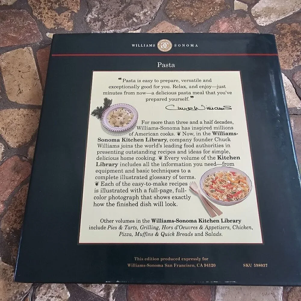 Williams-Sonoma Kitchen Library Pasta Cookbook, Small Hardcover
